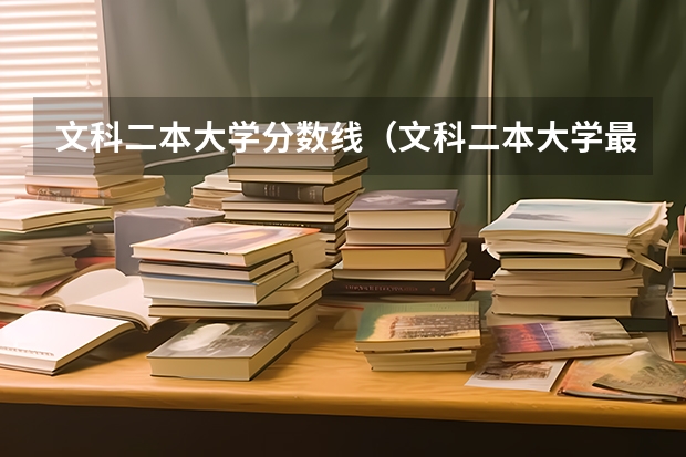 文科二本大学分数线（文科二本大学最低录取分数线）
