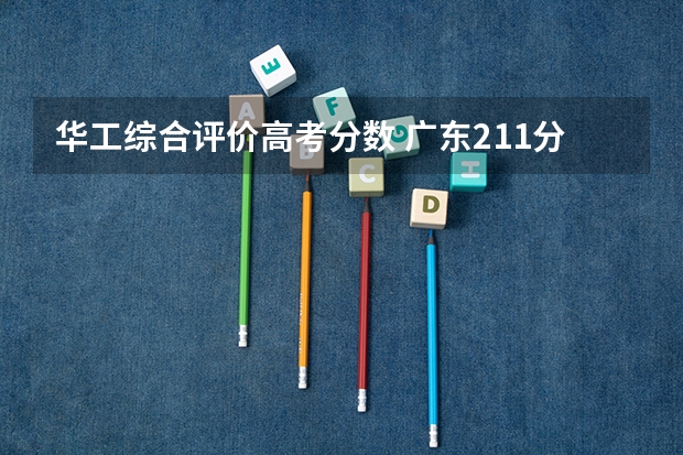 华工综合评价高考分数 广东211分数线