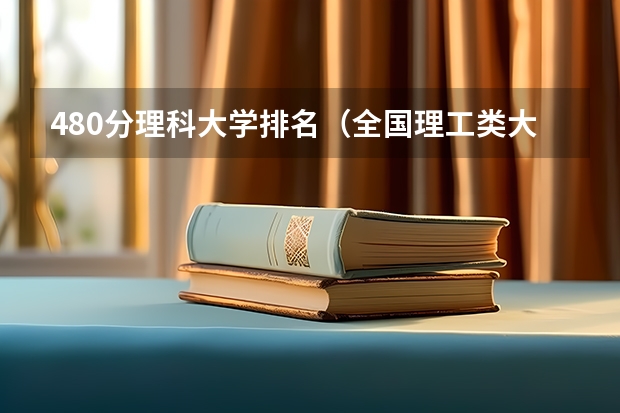 480分理科大学排名（全国理工类大学排名一览表）