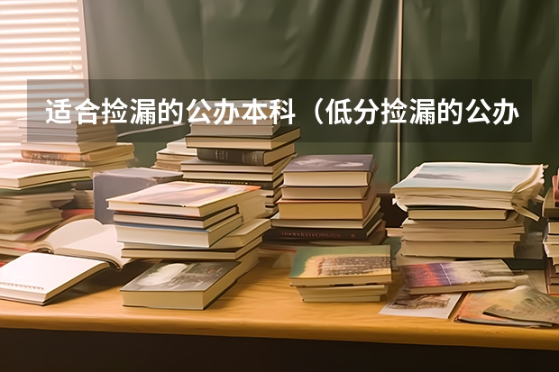 适合捡漏的公办本科（低分捡漏的公办二本院校）