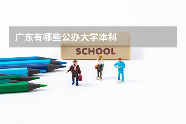 广东有哪些公办大学本科