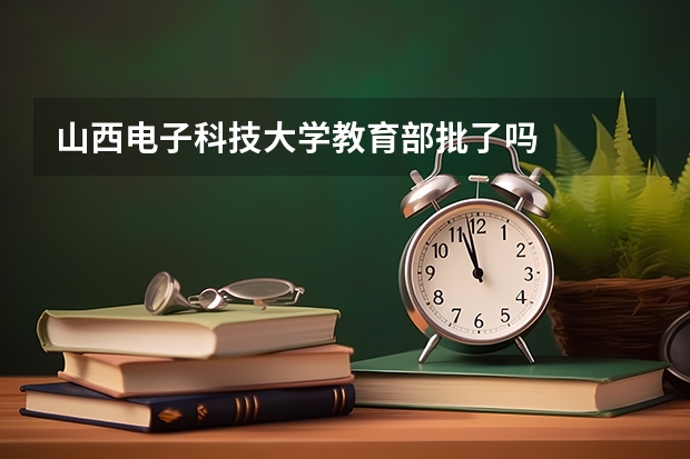 山西电子科技大学教育部批了吗