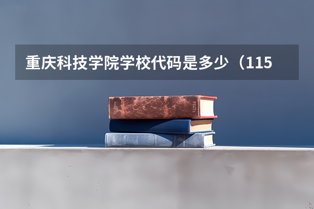 重庆科技学院学校代码是多少（11551）