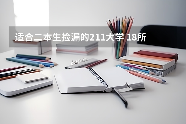 适合二本生捡漏的211大学 18所最强二本理工大学