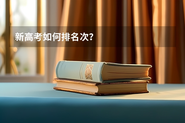 新高考如何排名次？