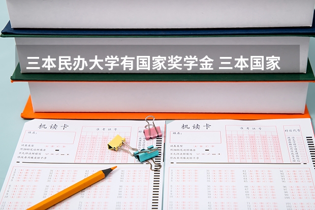三本民办大学有国家奖学金 三本国家奖学金含金量