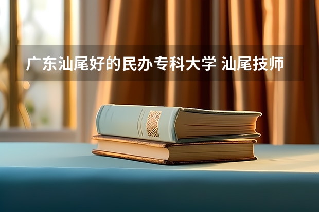 广东汕尾好的民办专科大学 汕尾技师学院是公办还是民办