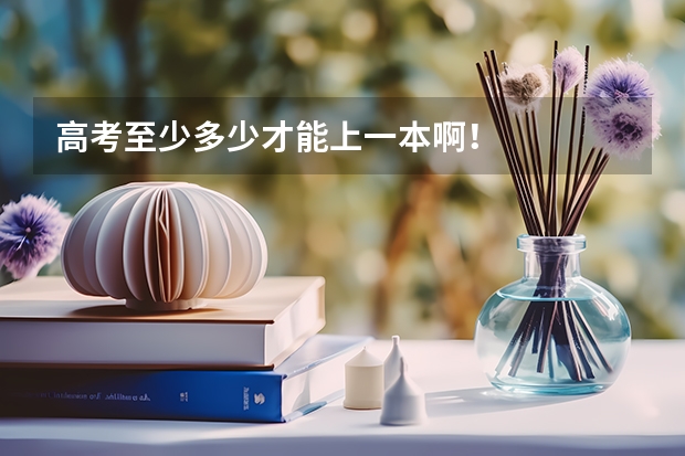高考至少多少才能上一本啊！