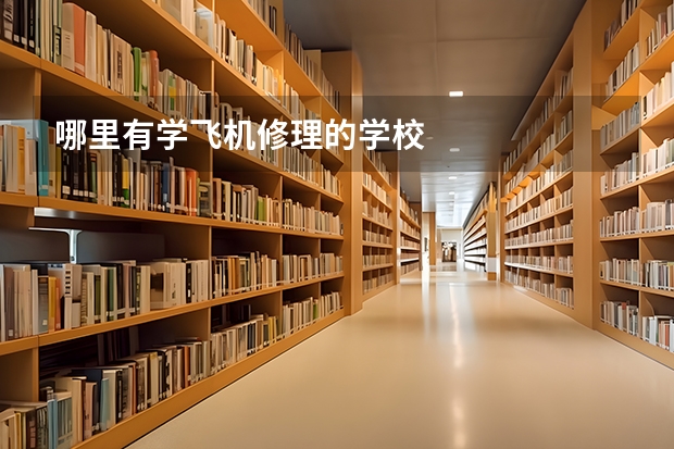 哪里有学飞机修理的学校