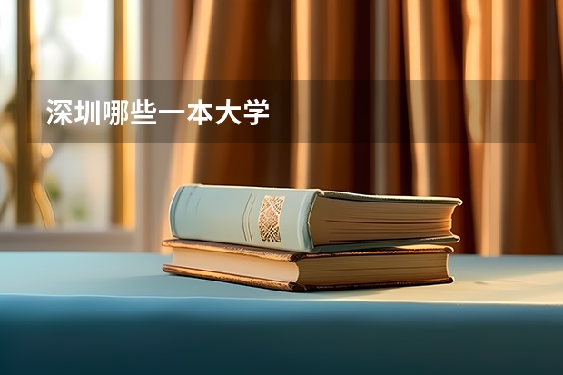 深圳哪些一本大学