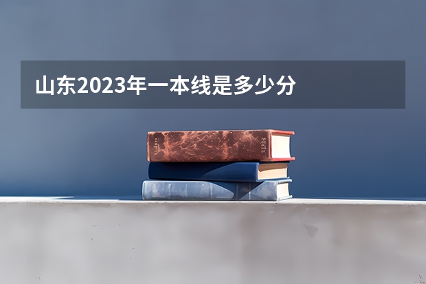 山东2023年一本线是多少分