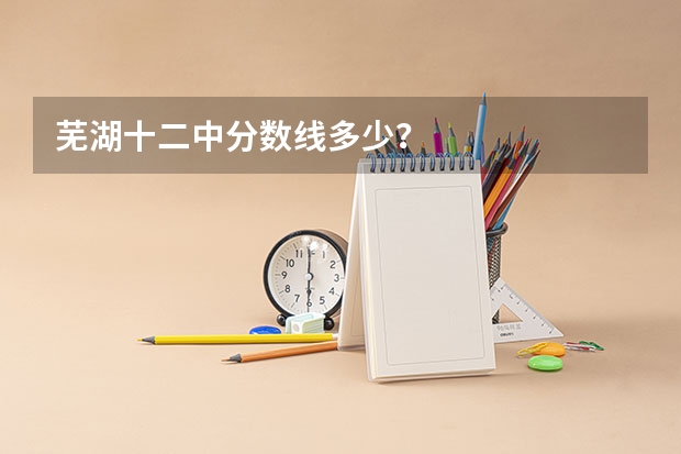 芜湖十二中分数线多少？