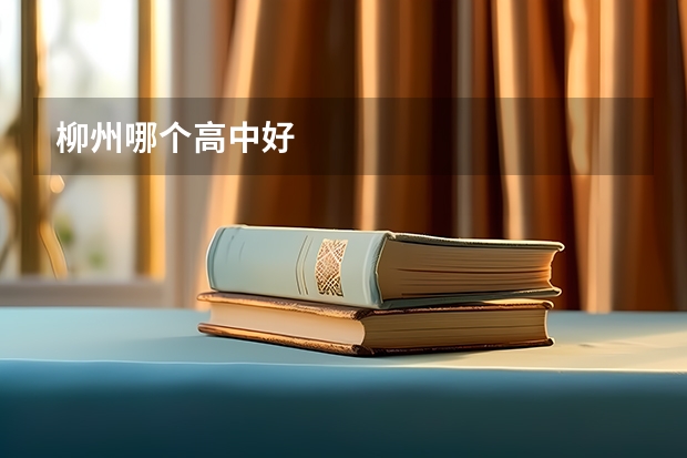 柳州哪个高中好