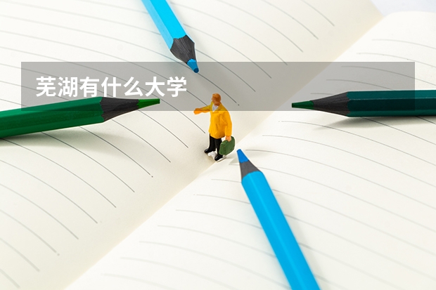 芜湖有什么大学