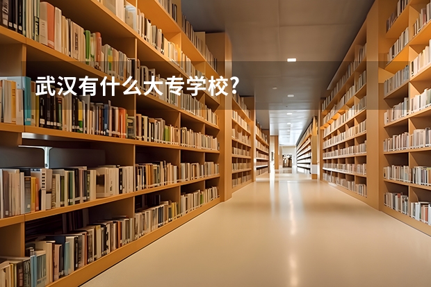武汉有什么大专学校?