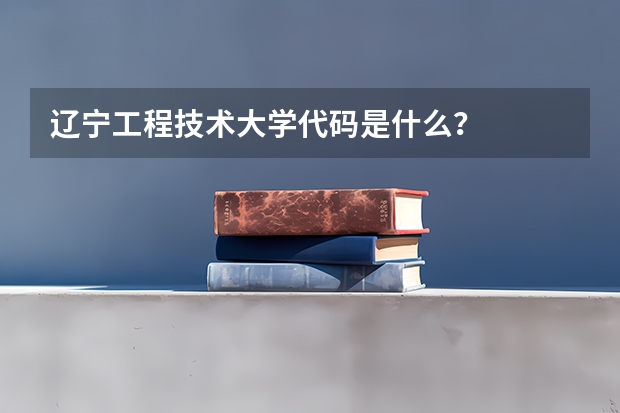 辽宁工程技术大学代码是什么?