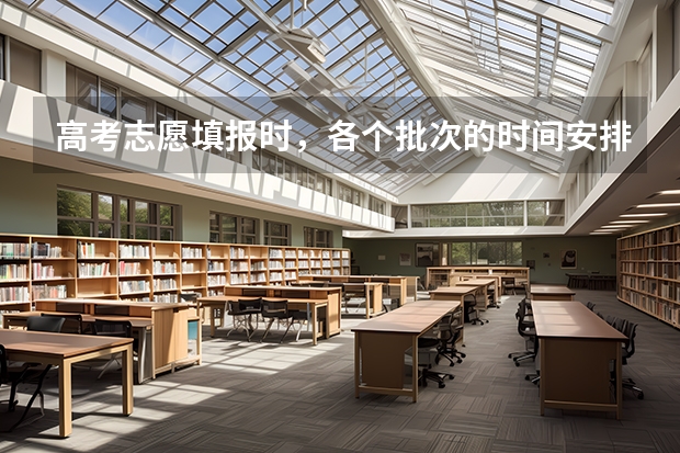 高考志愿填报时，各个批次的时间安排？（高考一批志愿填报时间）