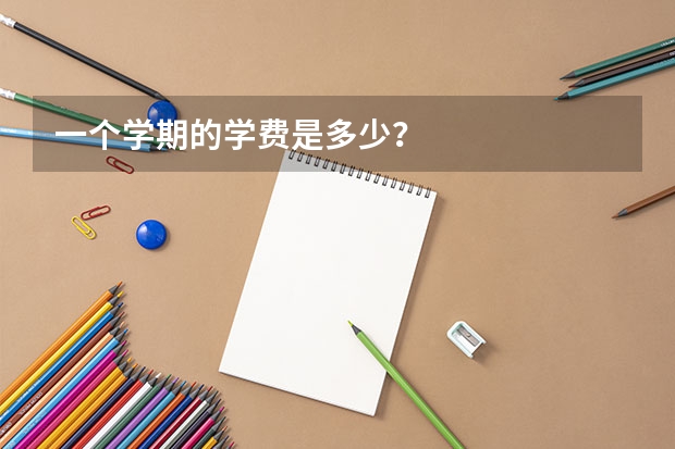 一个学期的学费是多少？