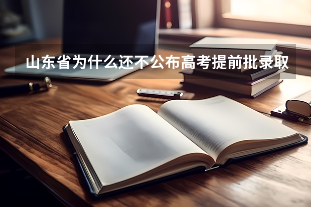 山东省为什么还不公布高考提前批录取结果？