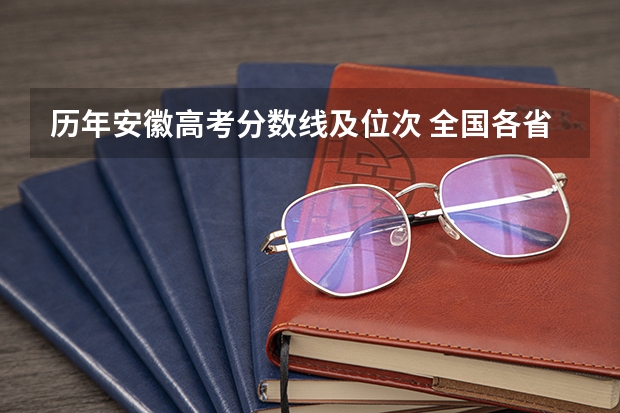 历年安徽高考分数线及位次 全国各省市高考录取分数线汇总
