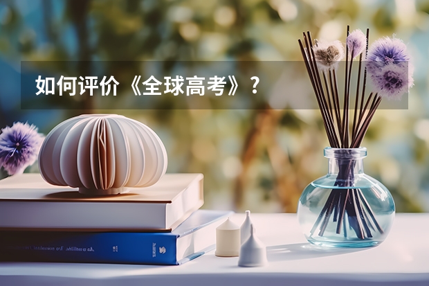如何评价《全球高考》?