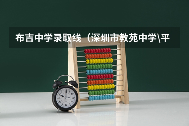 布吉中学录取线（深圳市教苑中学\平岗中学\布吉高级中学\布吉中学录取分数线）