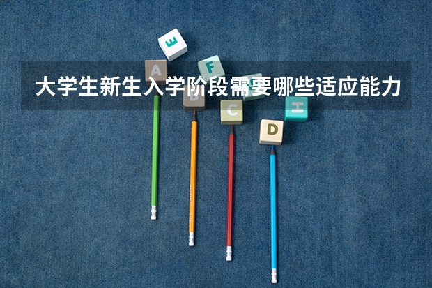 大学生新生入学阶段需要哪些适应能力？最好能分类列举一下，拜托了！