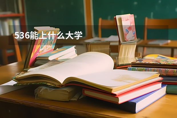 536能上什么大学