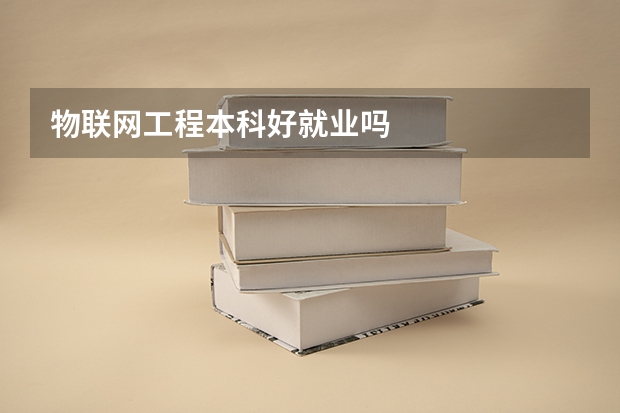 物联网工程本科好就业吗
