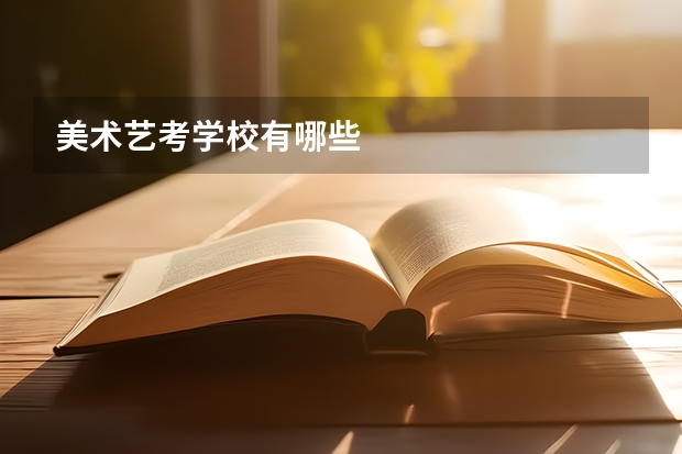 美术艺考学校有哪些