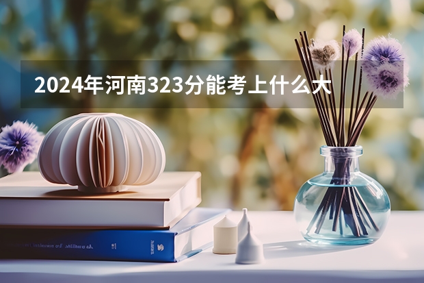 2024年河南323分能考上什么大学？