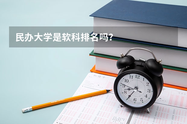民办大学是软科排名吗？