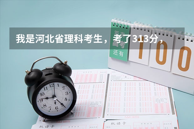 我是河北省理科考生，考了313分，补录走上专科有希望吗？补录一般能降多少分录取啊？