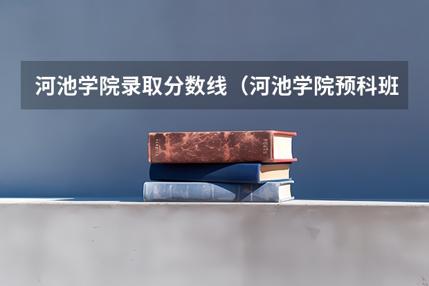河池学院录取分数线（河池学院预科班分数线）