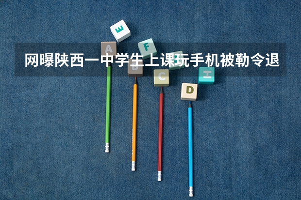 网曝陕西一中学生上课玩手机被勒令退学，这合理吗？