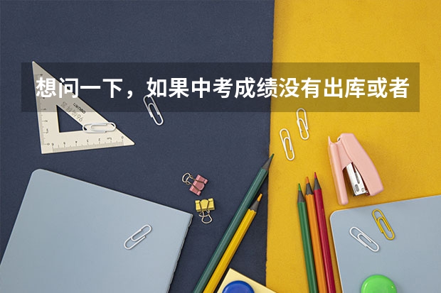 想问一下，如果中考成绩没有出库或者成绩不理想，该怎么办 ? 可以去一些私立学校吗？