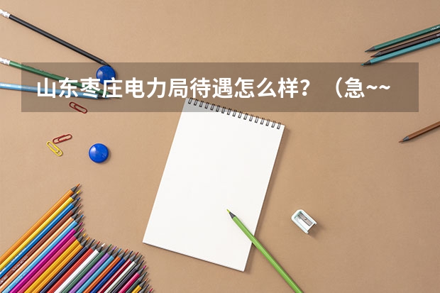 山东枣庄电力局待遇怎么样？（急~~~）