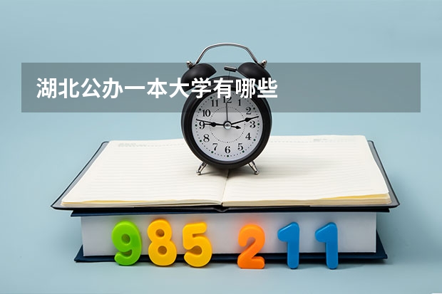 湖北公办一本大学有哪些