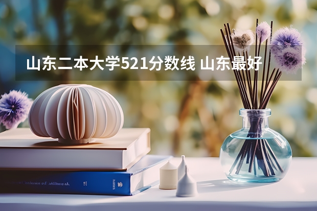 山东二本大学521分数线 山东最好5个二本大学分数线