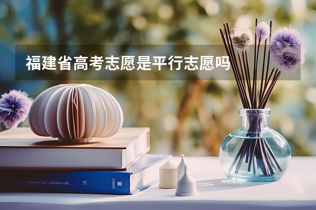 福建省高考志愿是平行志愿吗