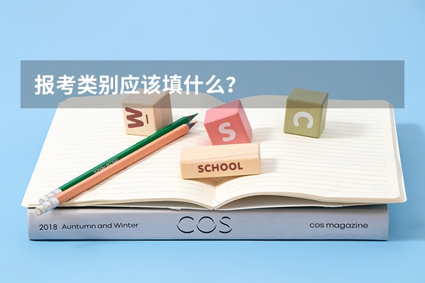 报考类别应该填什么？
