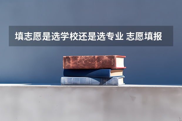填志愿是选学?；故茄∽ㄒ?志愿填报 到底是选学校重要还是专业重要