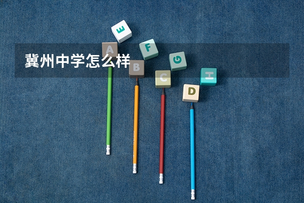冀州中学怎么样