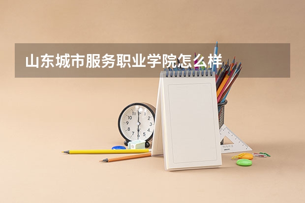 山东城市服务职业学院怎么样