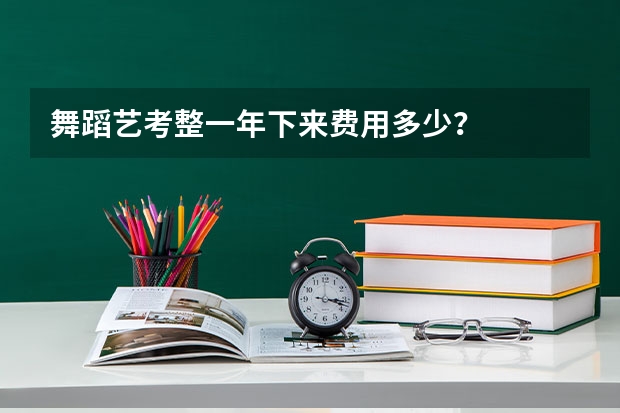 舞蹈艺考整一年下来费用多少？