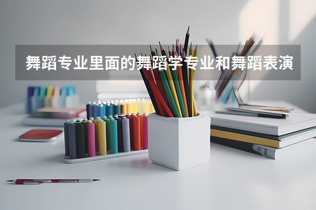 舞蹈专业里面的舞蹈学专业和舞蹈表演专业有什么区别？