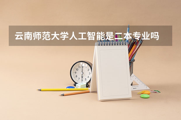 云南师范大学人工智能是二本专业吗