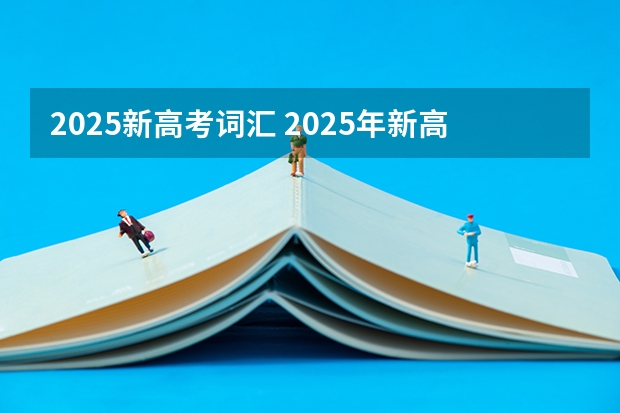 2025新高考词汇 2025年新高考政策
