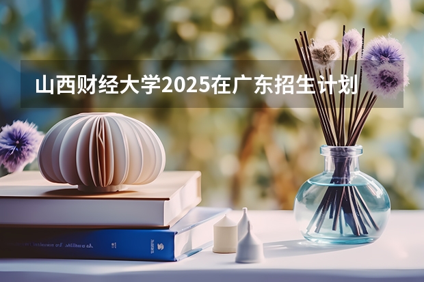 山西财经大学2025在广东招生计划预测