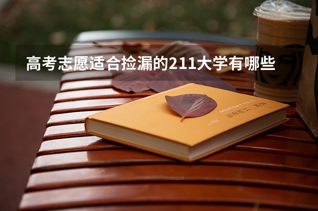 高考志愿适合捡漏的211大学有哪些